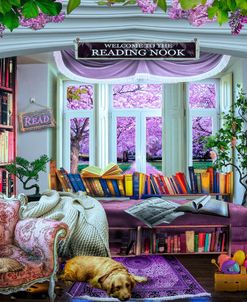 Window in Springtime Reading Nook