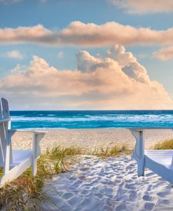 Sitting in the Sunshine at the Beach