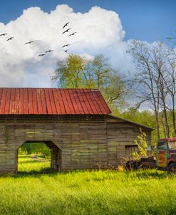 Vintage Pickup Truck at the Barn