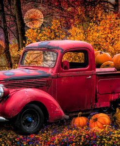 Pumpkin Truck on Halloween