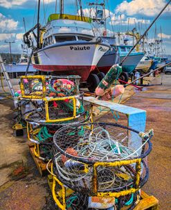 Crab Pots On The Docks
