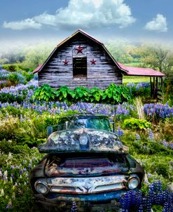 Rusty Ford by the Star Barn