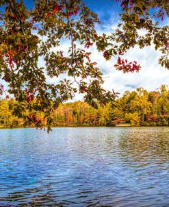 Beautiful Autumn Lake at Indian Boundary Painting