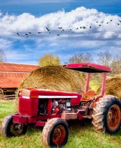 Country Red Farm Tractor