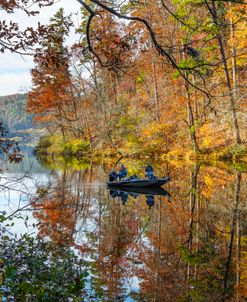 Fishing In Autumn Beauty