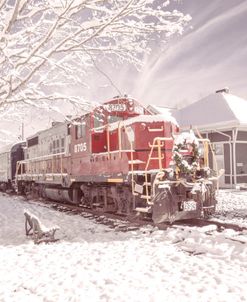 Country Christmas Train Station