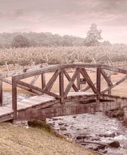 Wooden Bridge at the Winery Cottage Hues