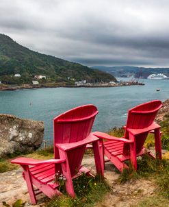 Overlooking the Harbor of Signal Hill St John’s Newfoundland Canada