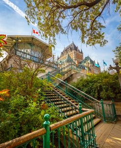 Staircase in Old Quebec City