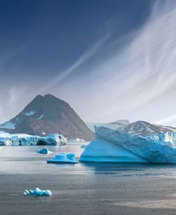 Fjords Of Greenland In Umivik Bay