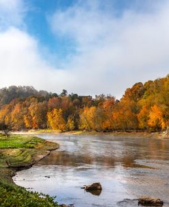 Early Morning Skies Over The River