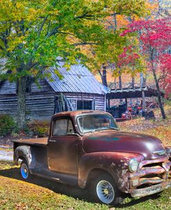 Truck On A Country Farm