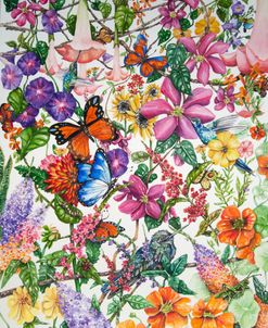 Butterfly and Clematis Forest