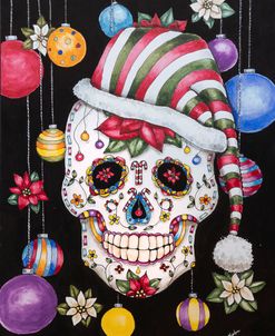 Christmas Sugar Skull