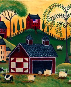 Sunrise Red Quilt Barn Cheryl Bartley