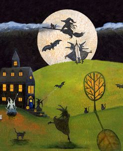 White Witch Halloween Dance Cheryl Bartley