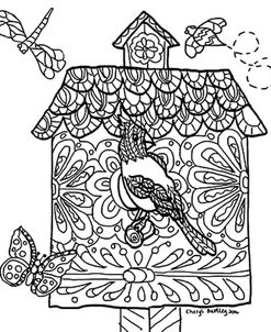Birdhouse Floral