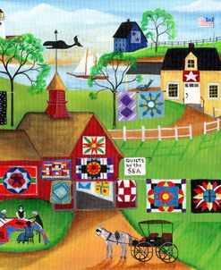 By The Sea Red Barn Quilt Makers