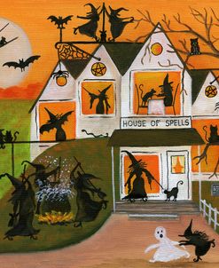 Halloween Witch House Of Spells