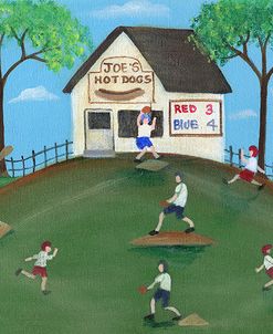 Red Blue Baseball Game