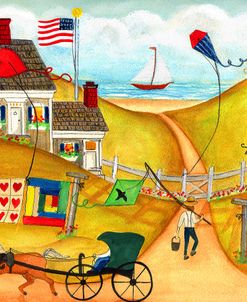 Americana Oceanside Kite And Quilt Maker