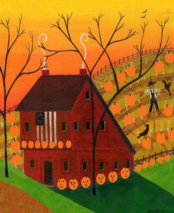 Sunset Pumpkin Saltbox