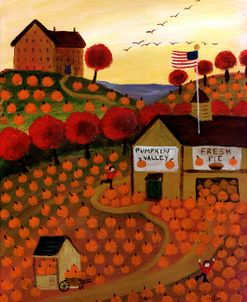 Americana Pumpkin Valley and Homemade Pie
