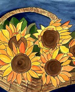 Sunflower Basket