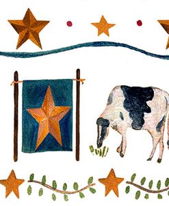 Star Bird Farm Sampler Border