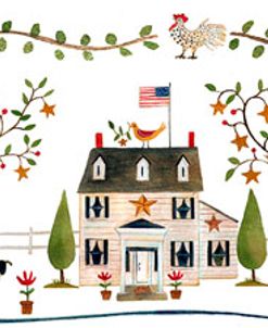 Star Bird Farm House Border