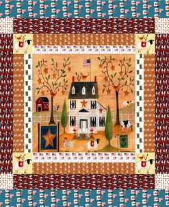 Star Bird Farm Quilt Block Cheryl Bartley