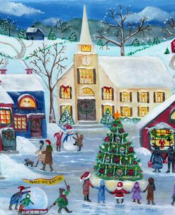 Christmas Holiday Shopping Village