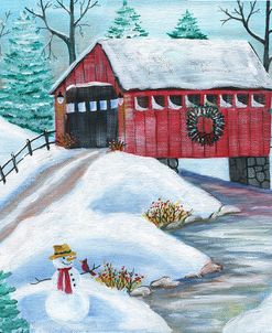 Wintertime Covered Bridge