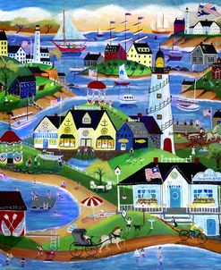 American Seaside Summertime Village