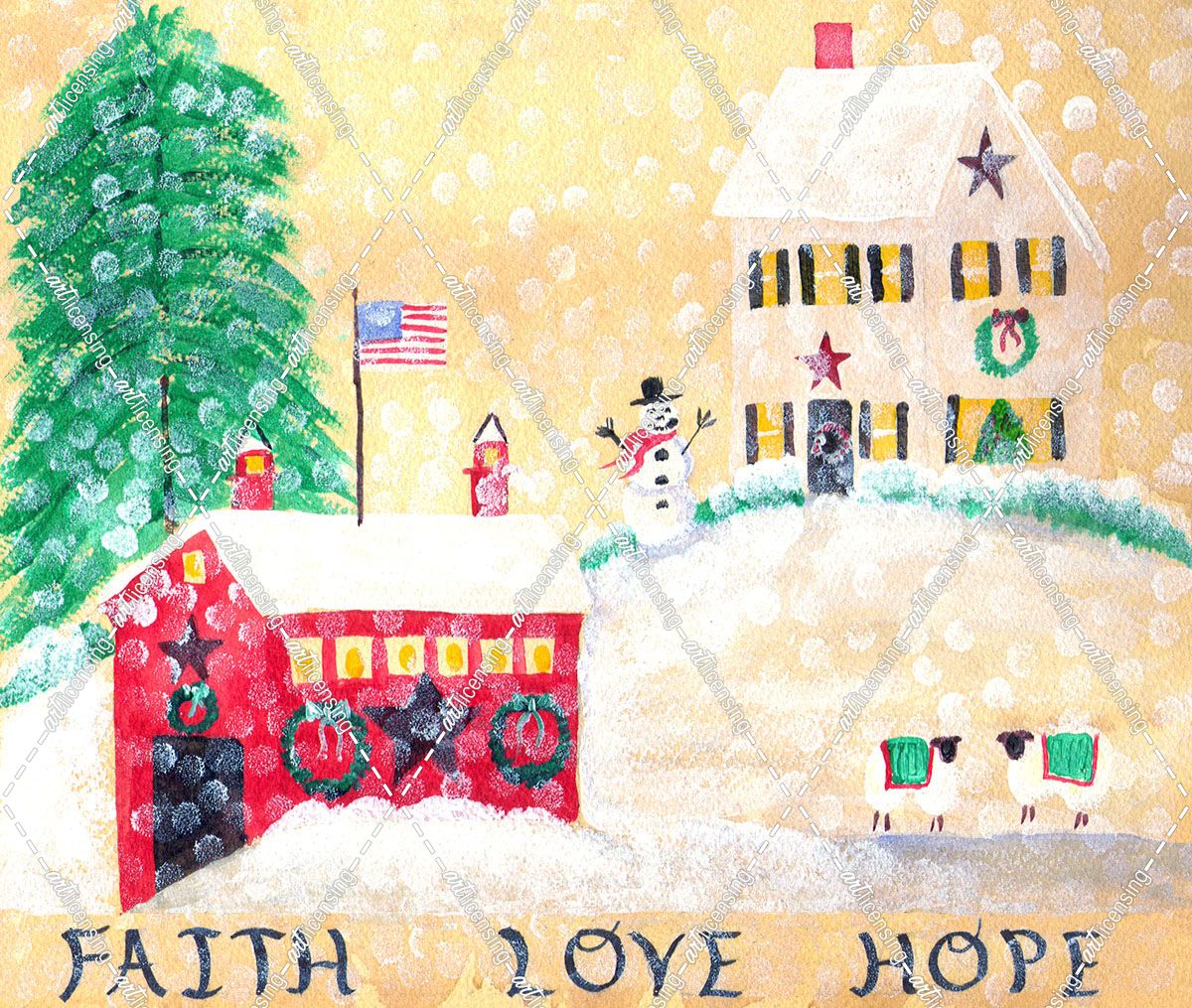 Winter of Faith Love Hope