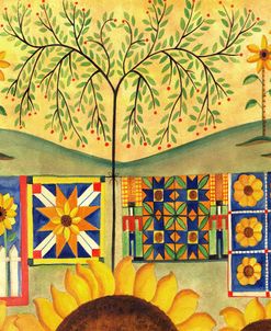 Sunflower Quilt Tree