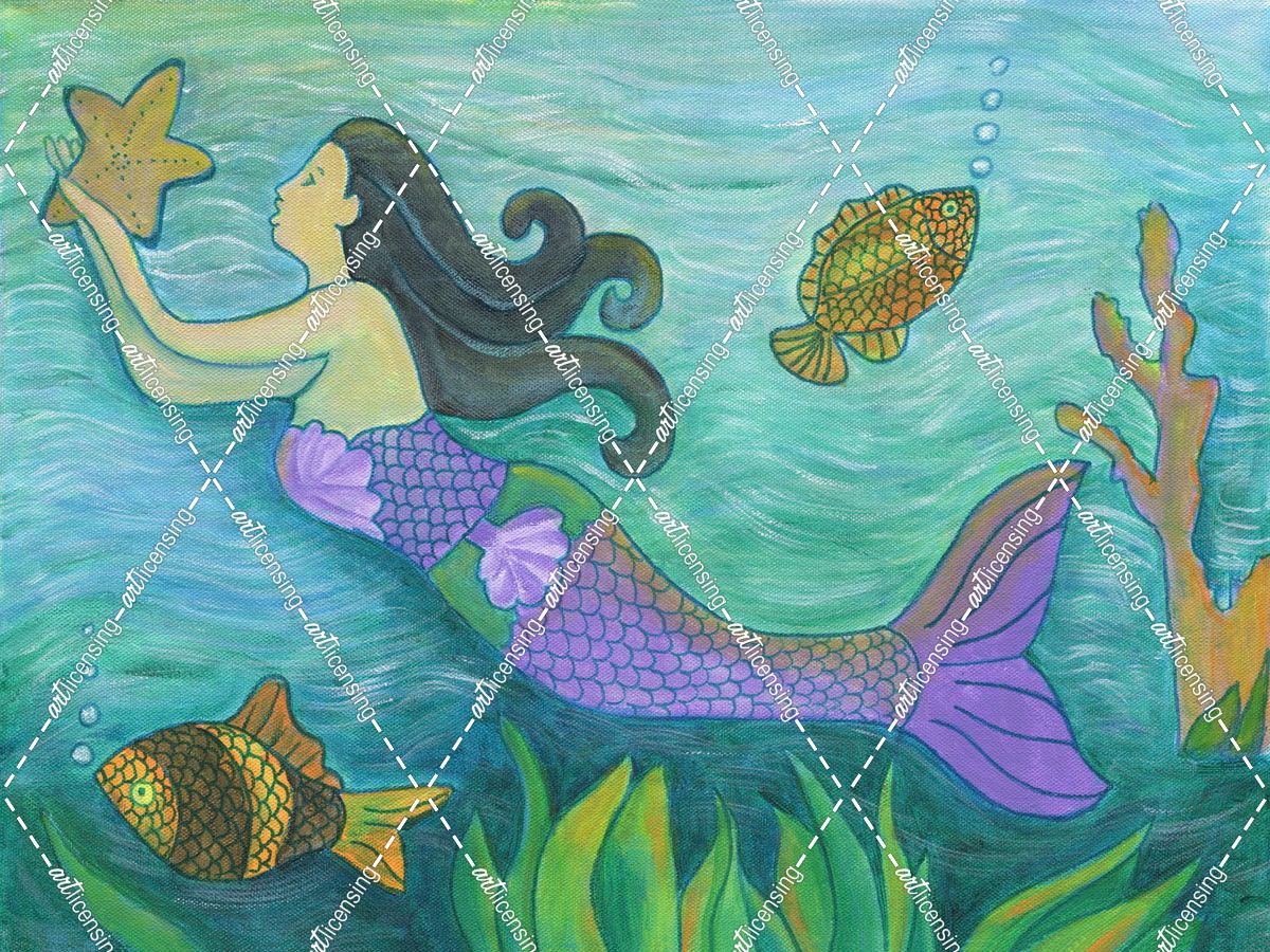 Mermaid with Star Fish