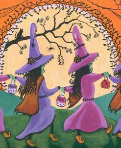 Gathering Halloween Witch Dance