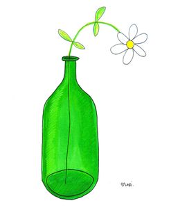 Vase With Daisy