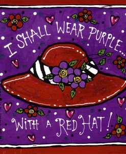 Purple With A Red Hat