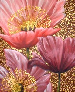 Three Pink Poppies