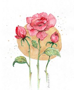 Three Pink Roses