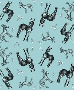 Donkeys and Dandelions Pattern