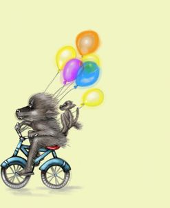Bicycling Ballooned Baboons