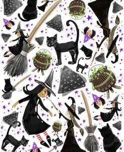 Witchy Halloween Pattern