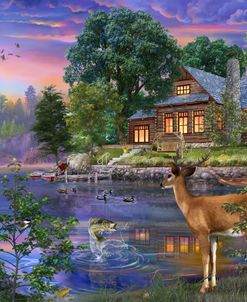 White Tail Deer Lakehouse