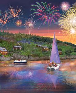 Sailboat Fireworks