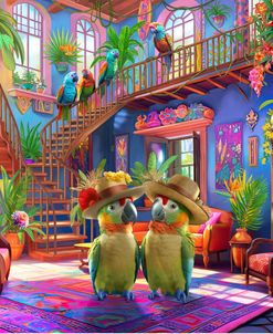 Parrots in Paradise