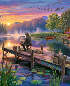 Painter at Sunrise