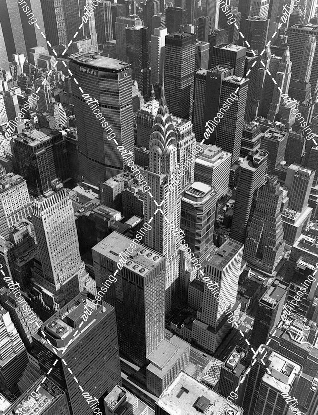 Chrysler Building And Midtown Manhattan